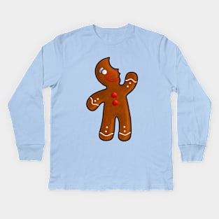 Ginger Bite Man Kids Long Sleeve T-Shirt